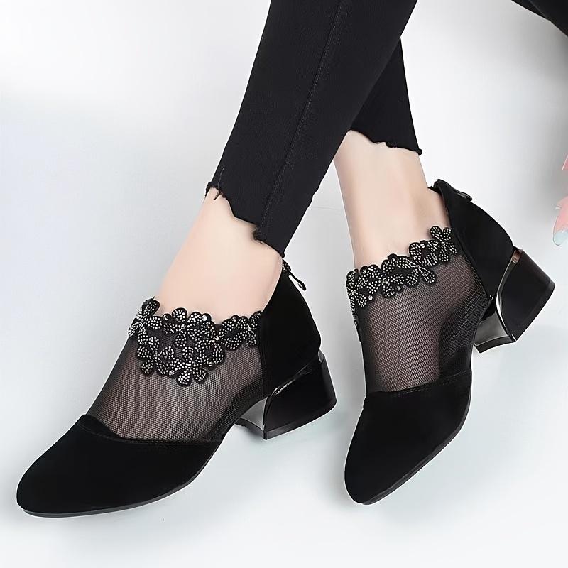Tacones de malla transpirables elegantes Aurora