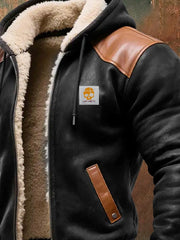 Adam | Chaqueta con detalles de cuero
