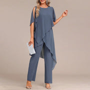 Chloé | Conjunto de dos piezas con cuello redondo