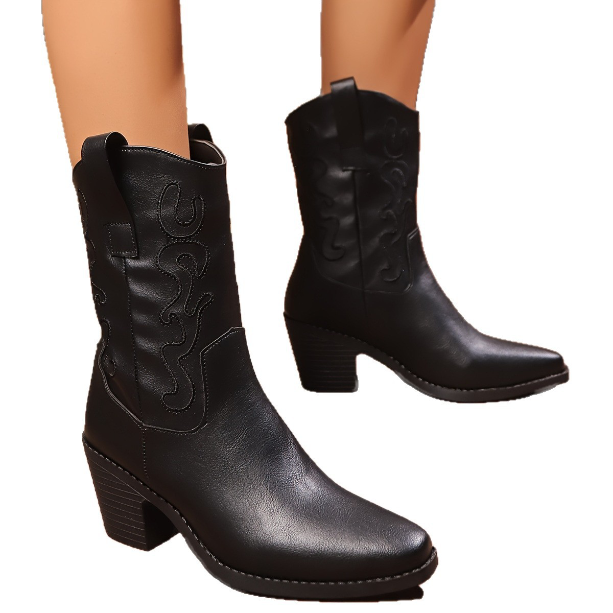 FREYA - Botas a media pierna de estilo británico