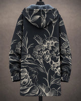 Rosalie | Chaqueta con capucha de diseño botánico