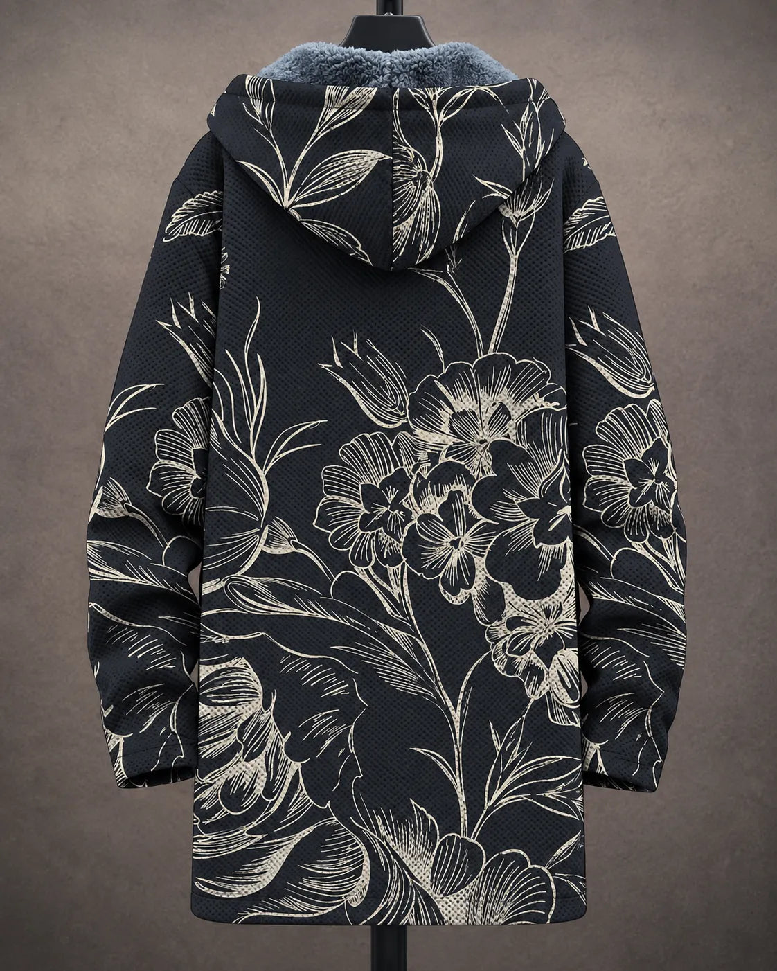 Rosalie | Chaqueta con capucha de diseño botánico