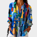 Mosaico multicolor – Blusa llamativa