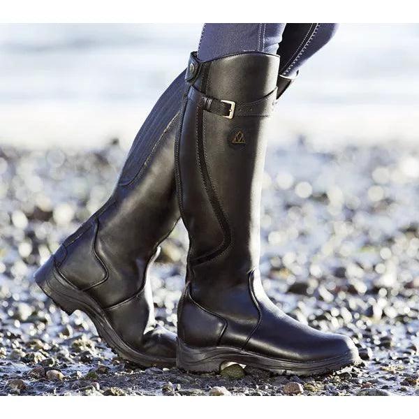 Evelyn | Botas de montar de cuero impermeables