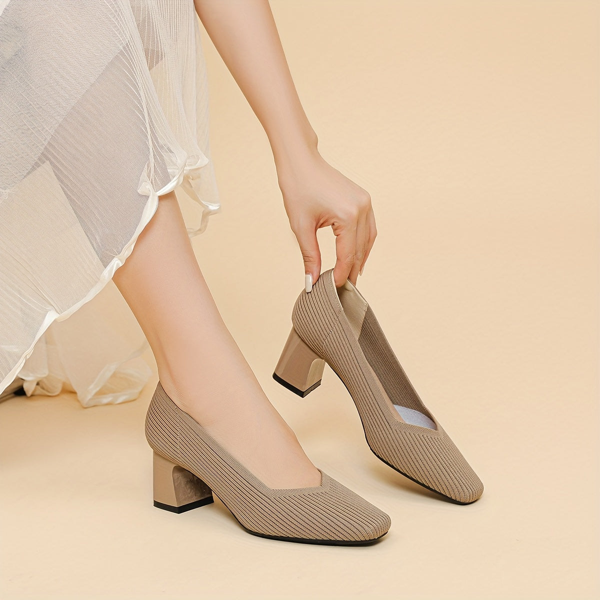 María | Cómodos tacones de plataforma con elegancia clásica