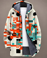 Eliana | Chaqueta de mosaico Heritage con capucha