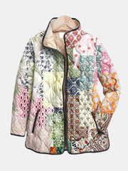 Suri | Chaqueta acolchada informal con estampado floral