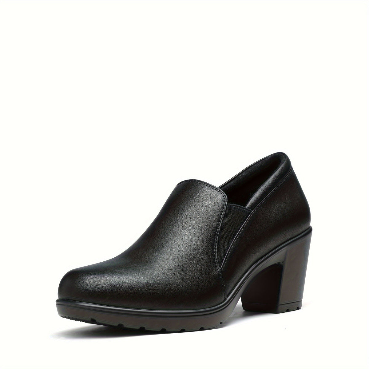 Millie | Mocasines de tacón de bloque