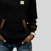 Noelle™ | Sudadera color block de cuello redondo