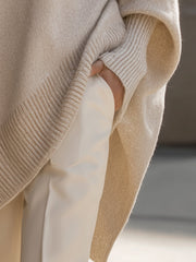 Clarisse | Jersey de punto holgado con cuello ancho