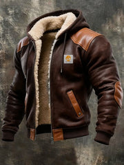 Adam | Chaqueta con detalles de cuero