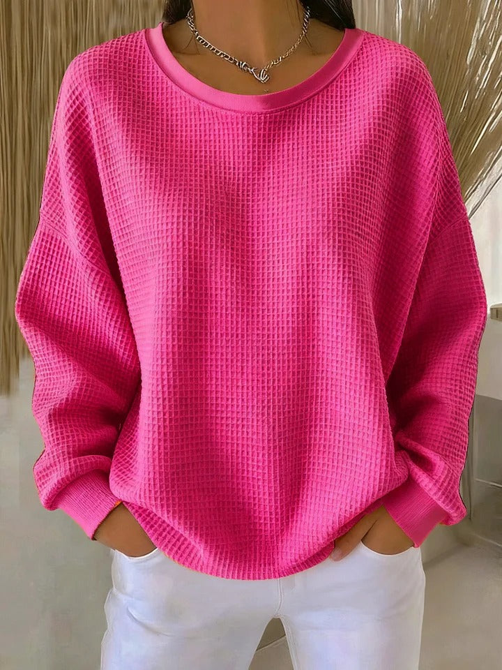 Nuria | Jersey de punto clásico con textura