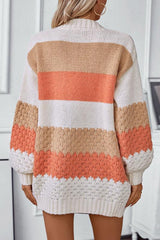 Cárdigan de punto oversize – Punto suelto con frente abierto