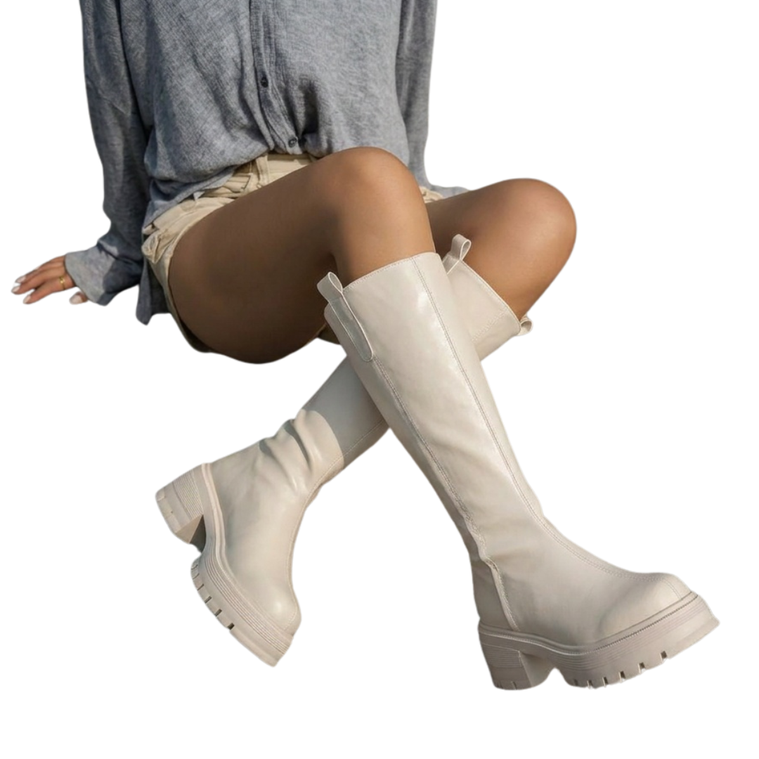 Britta™ - Botines de eje alto forrados con forro polar