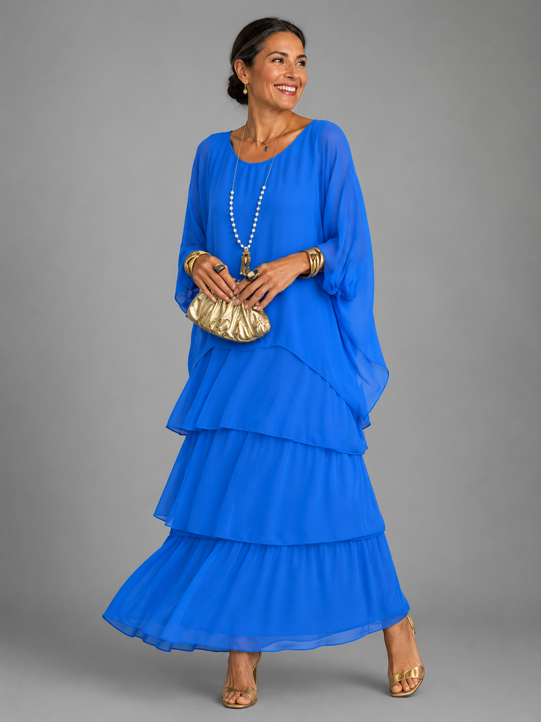 Elspeth | Vestido maxi fluido