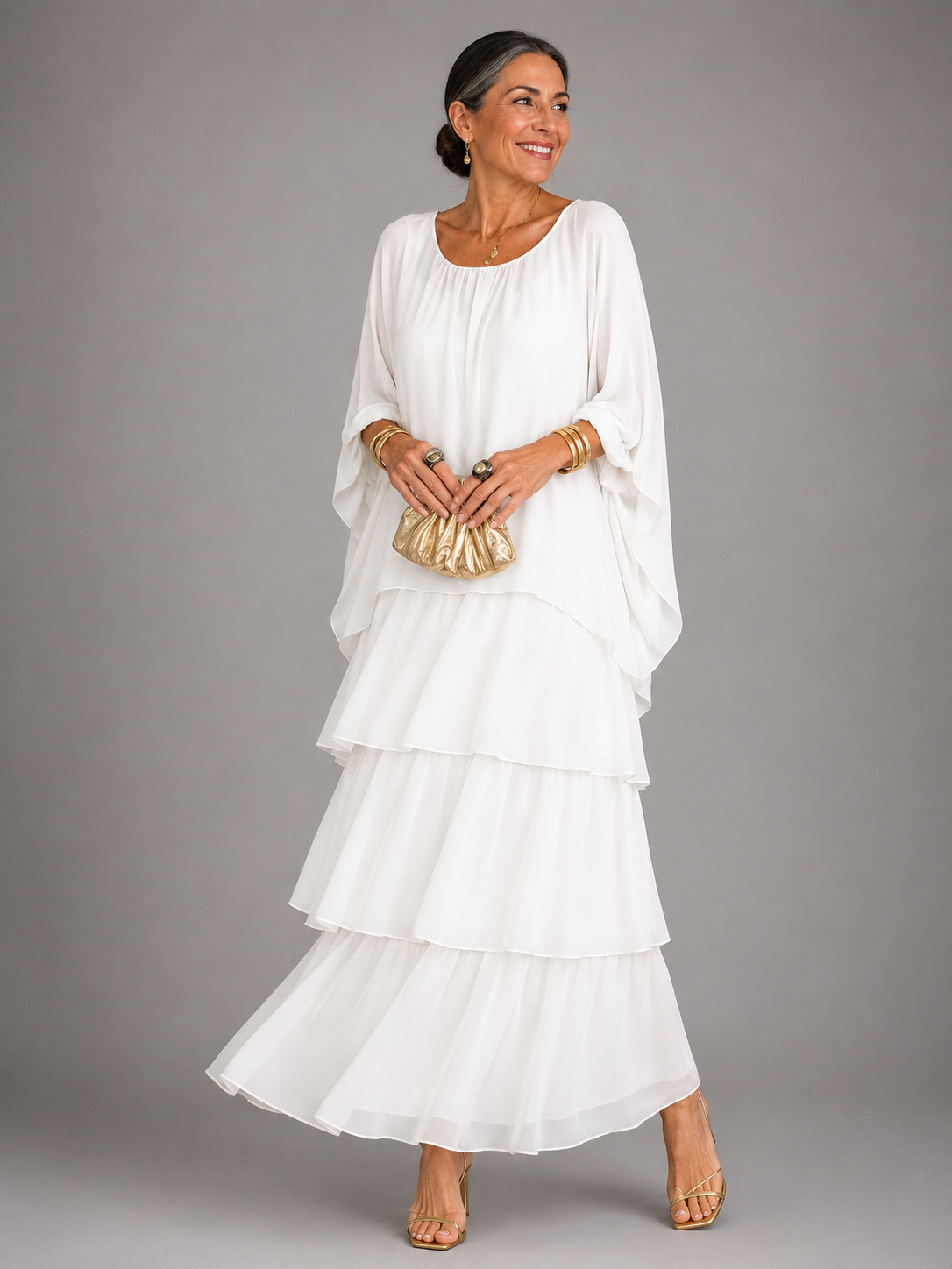 Elspeth | Vestido maxi fluido