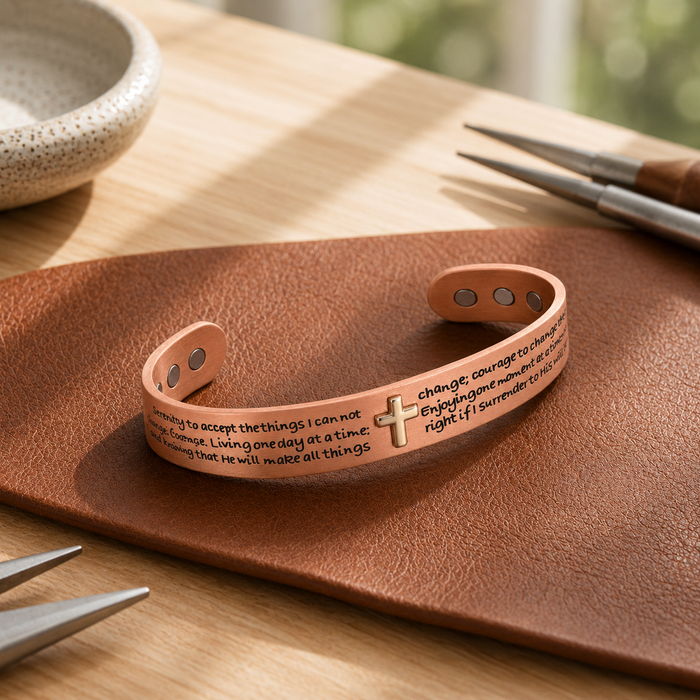 's Creed | Pulsera con acabado cobrizo