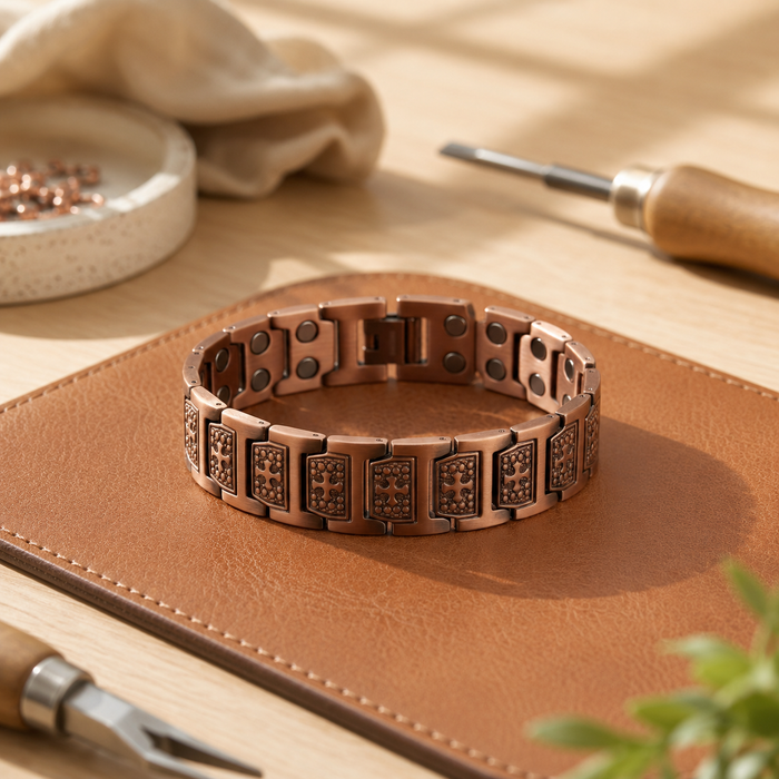 Tradición | Brazalete con acabado cobrizo