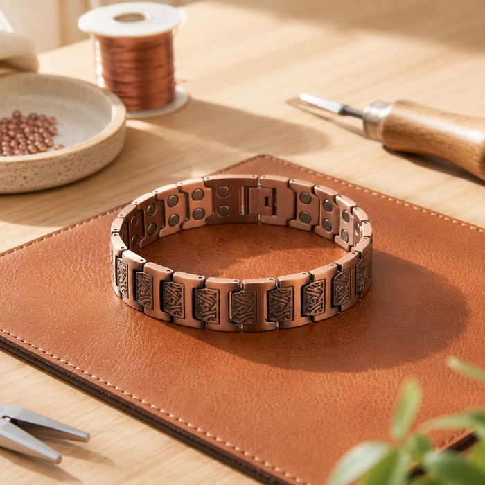 Slate | Pulsera con acabado cobrizo