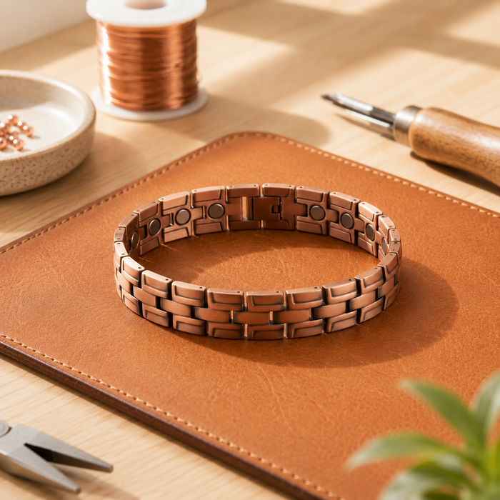 Vault | Brazalete con acabado cobrizo