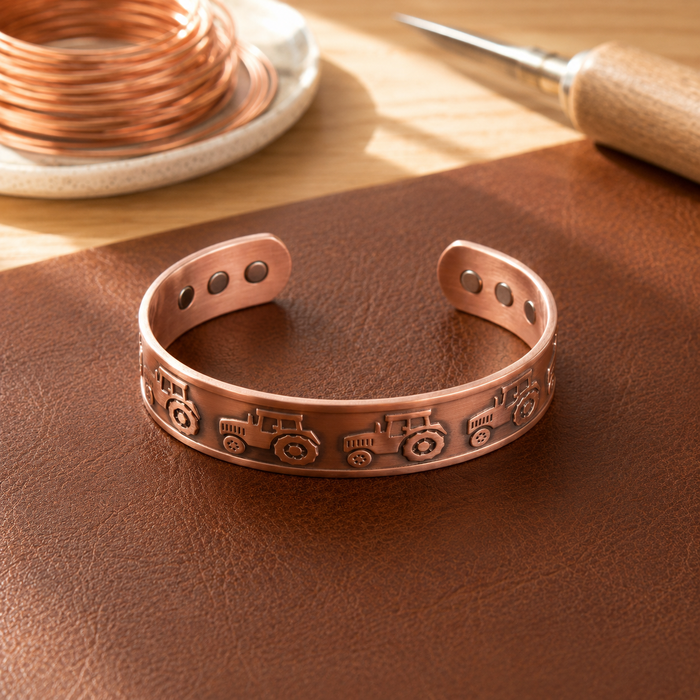 Etch | Pulsera con acabado cobrizo