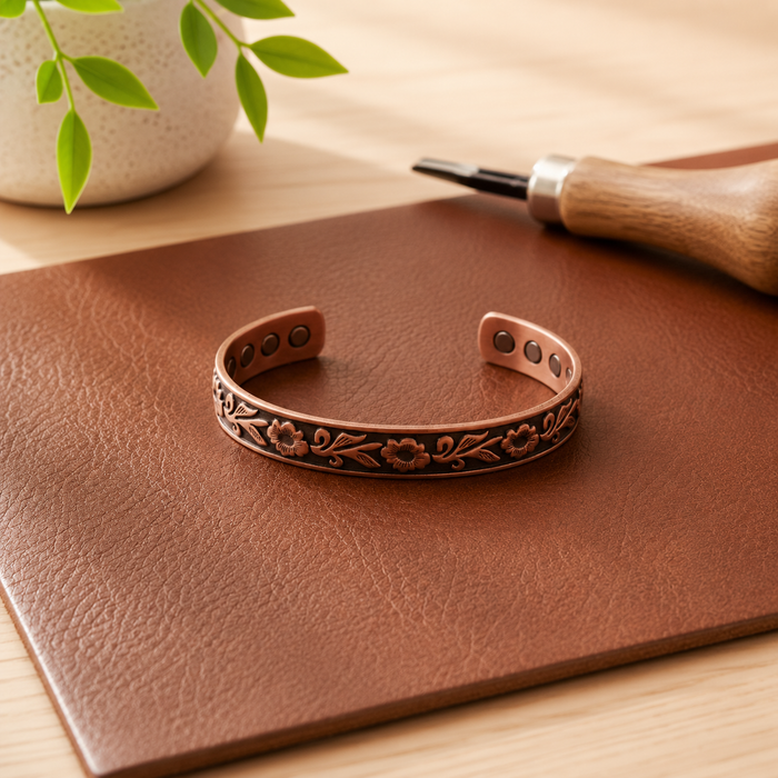 Tierna | Pulsera con acabado cobrizo