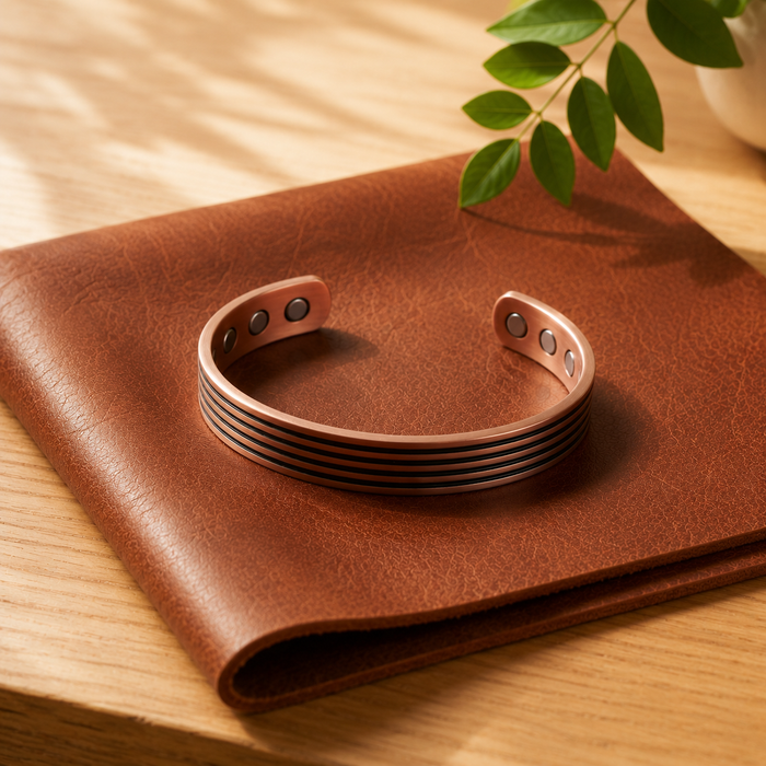 Tomillo | Pulsera con acabado cobrizo