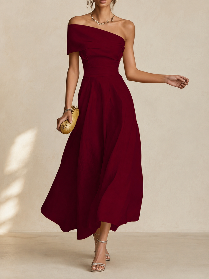 wenda | Elegante vestido maxi fluido para mujer
