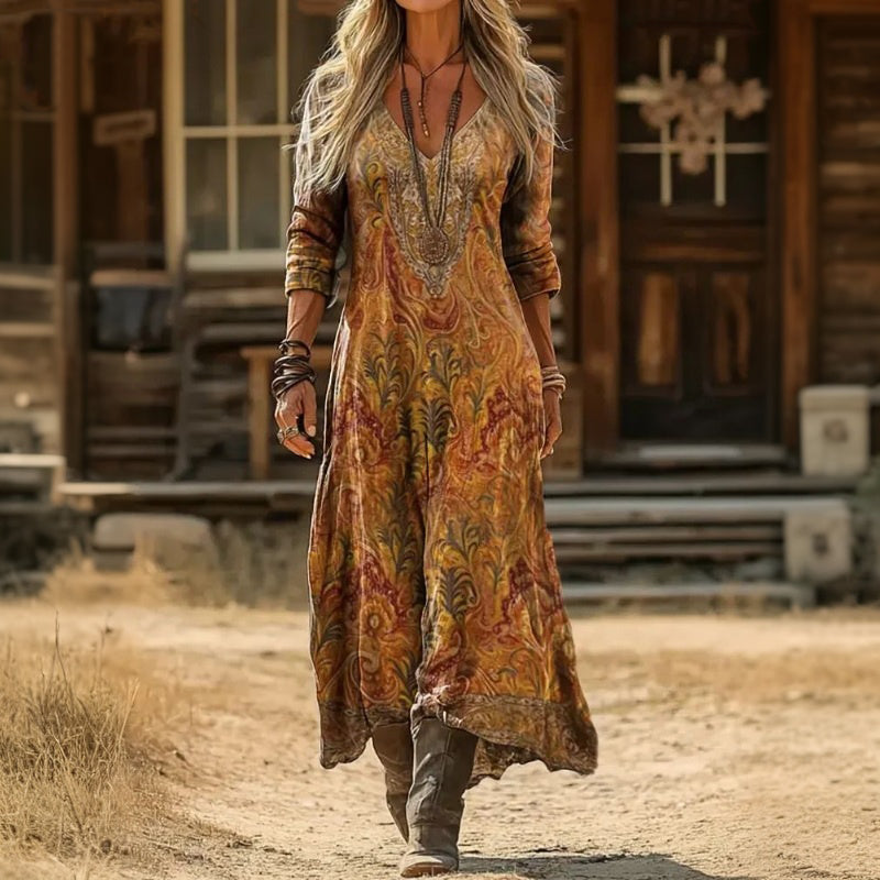 Madeline - Vestido casual de estilo cotidiano fluido