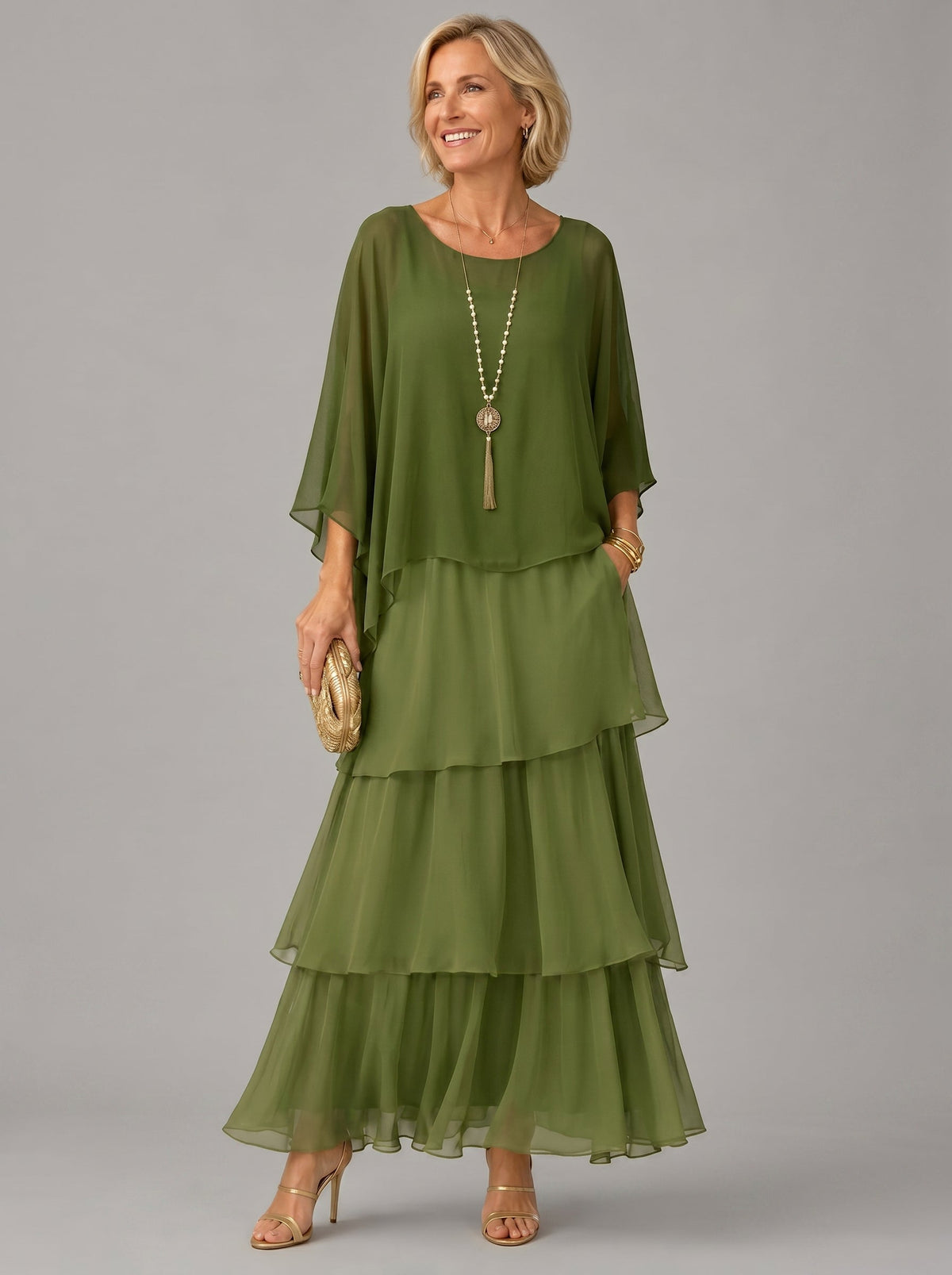 Elspeth | Vestido maxi fluido