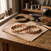 Collar de eslabones de cobre "Libro"