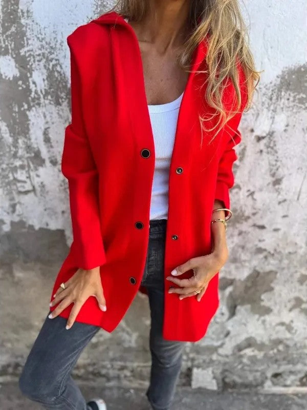 Hélène | Chaqueta de punto con capucha
