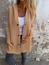 Hélène | Chaqueta de punto con capucha