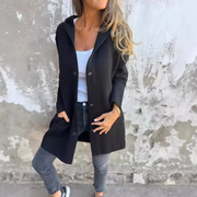Hélène | Chaqueta de punto con capucha
