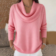 Julia | Jersey con cuello cascada