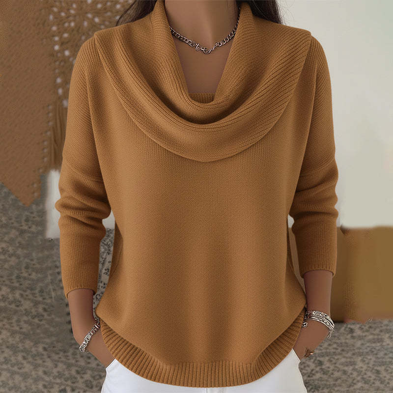 Julia | Jersey con cuello cascada