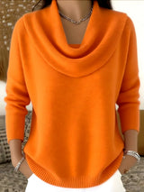 Julia | Jersey con cuello cascada