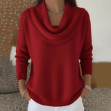Julia | Jersey con cuello cascada