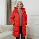 Iris™ | Abrigo largo de lana con capucha