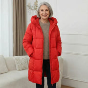 Iris™ | Abrigo largo de lana con capucha
