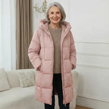 Iris™ | Abrigo largo de lana con capucha