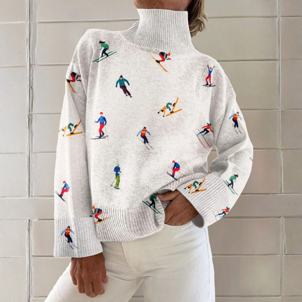 Ava | Suéter elegante de cuello alto