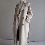 Michelle™ | Elegante abrigo largo de lana para mujer