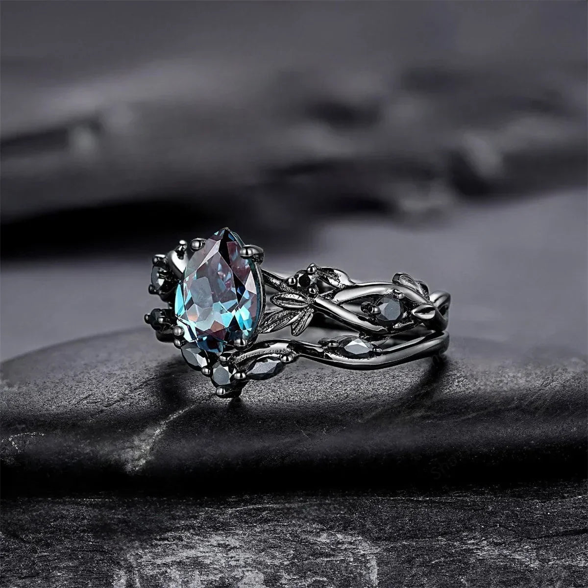 Anillo Skumringsvedbend - Luna azul