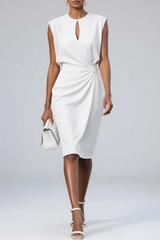 Averil | Vestido midi drapeado