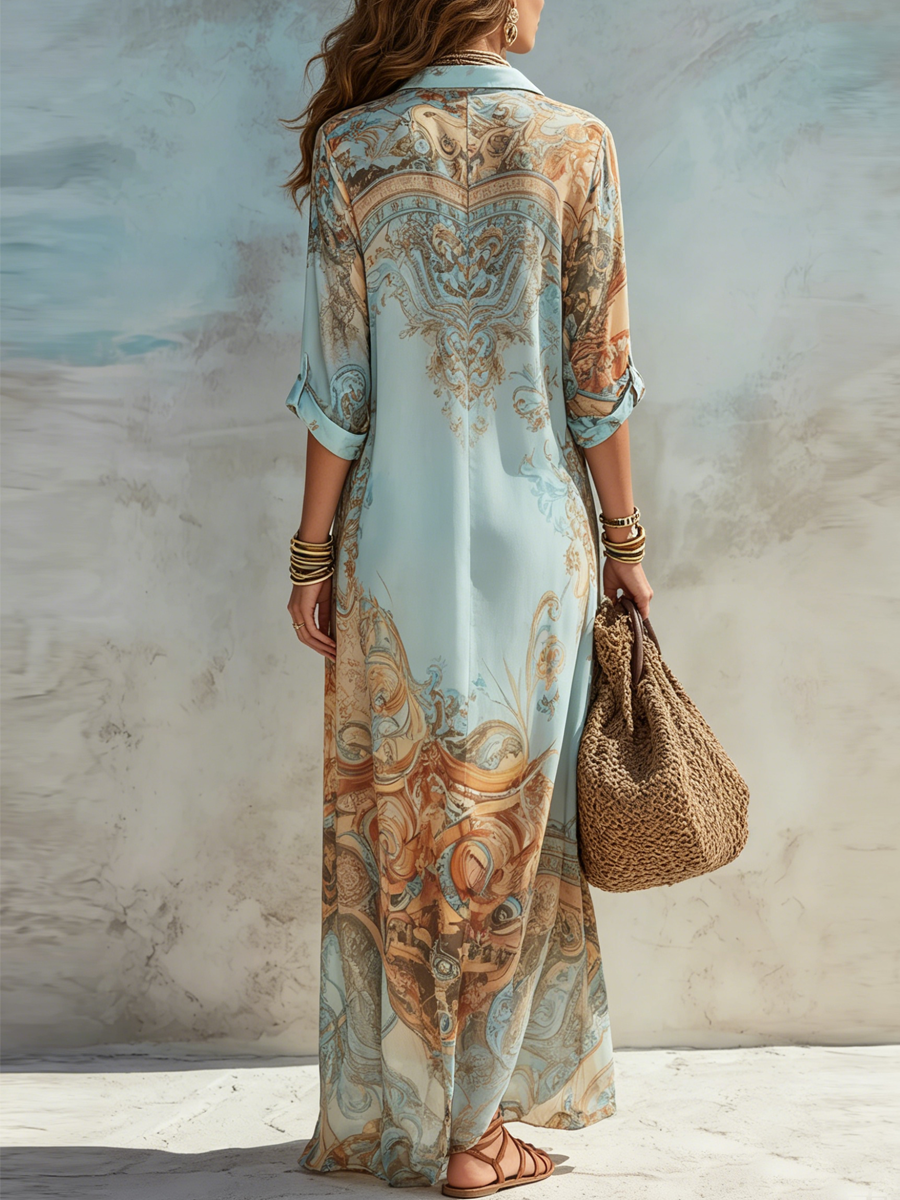 Margot | Maxi estampado barroco