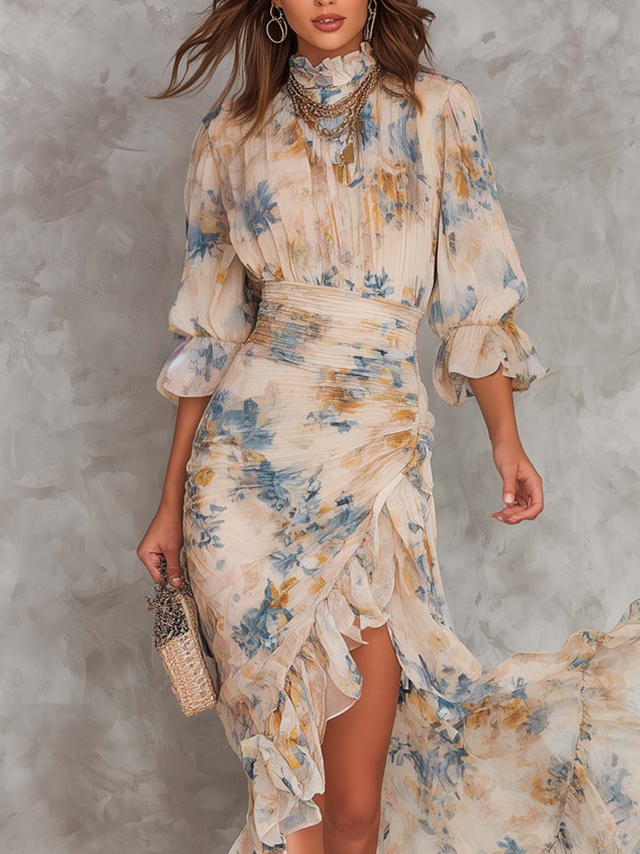 Cora | Vestido largo floral