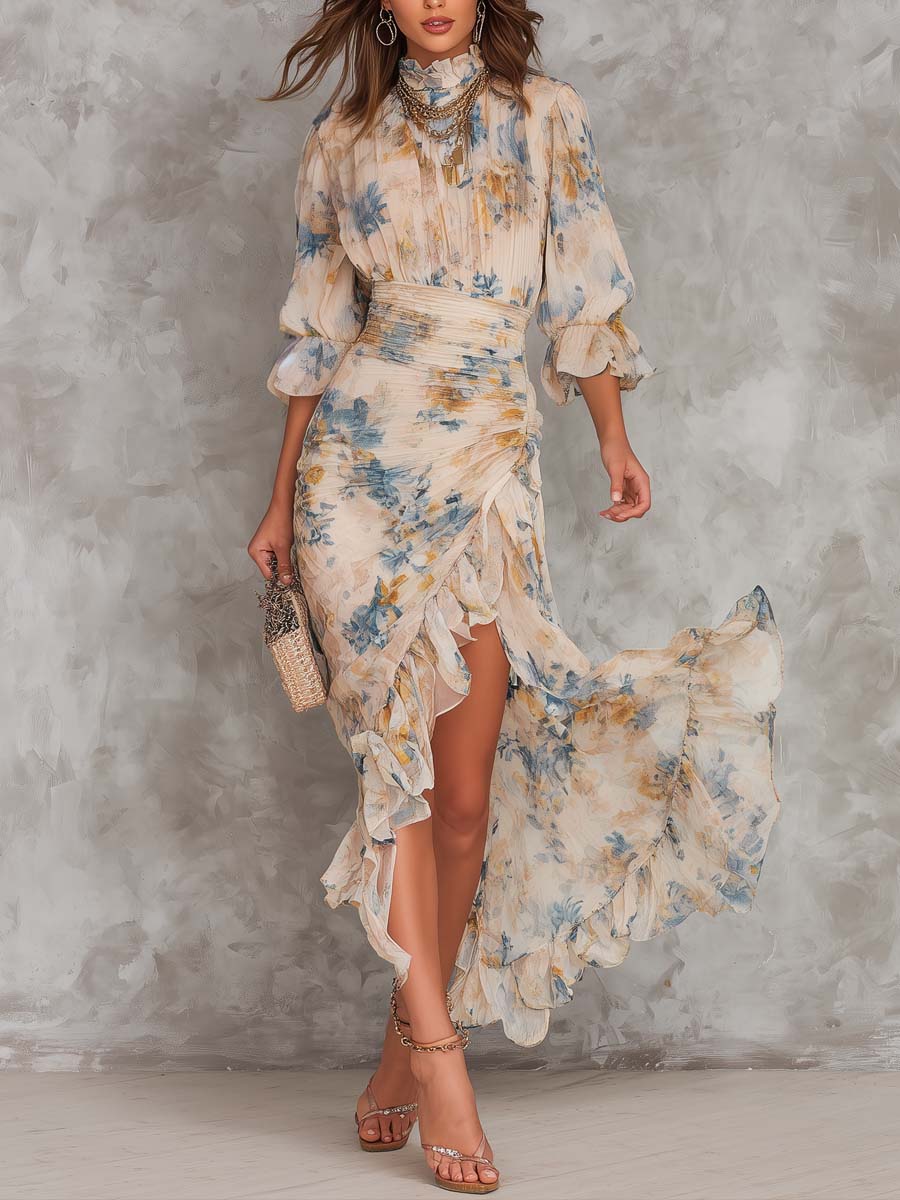 Cora | Vestido largo floral