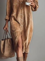 Estelle | Vestido midi de terciopelo