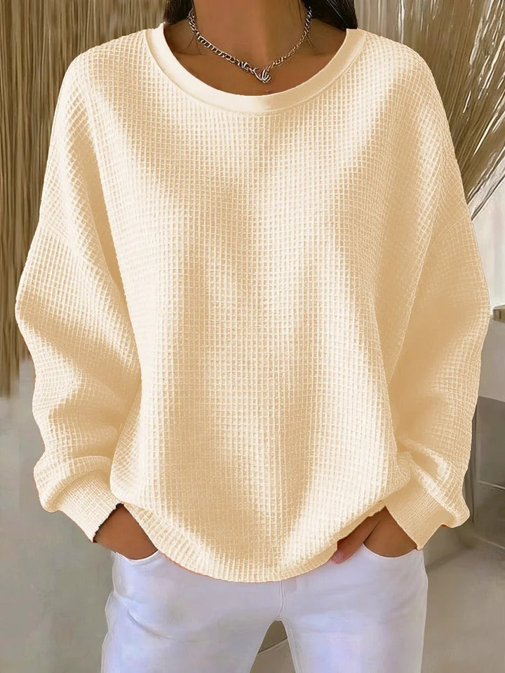 Nuria | Jersey de punto clásico con textura